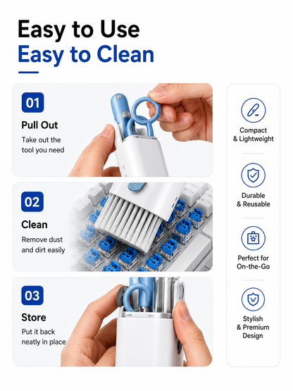 7-in-1 Precision Tech Cleaning Kit