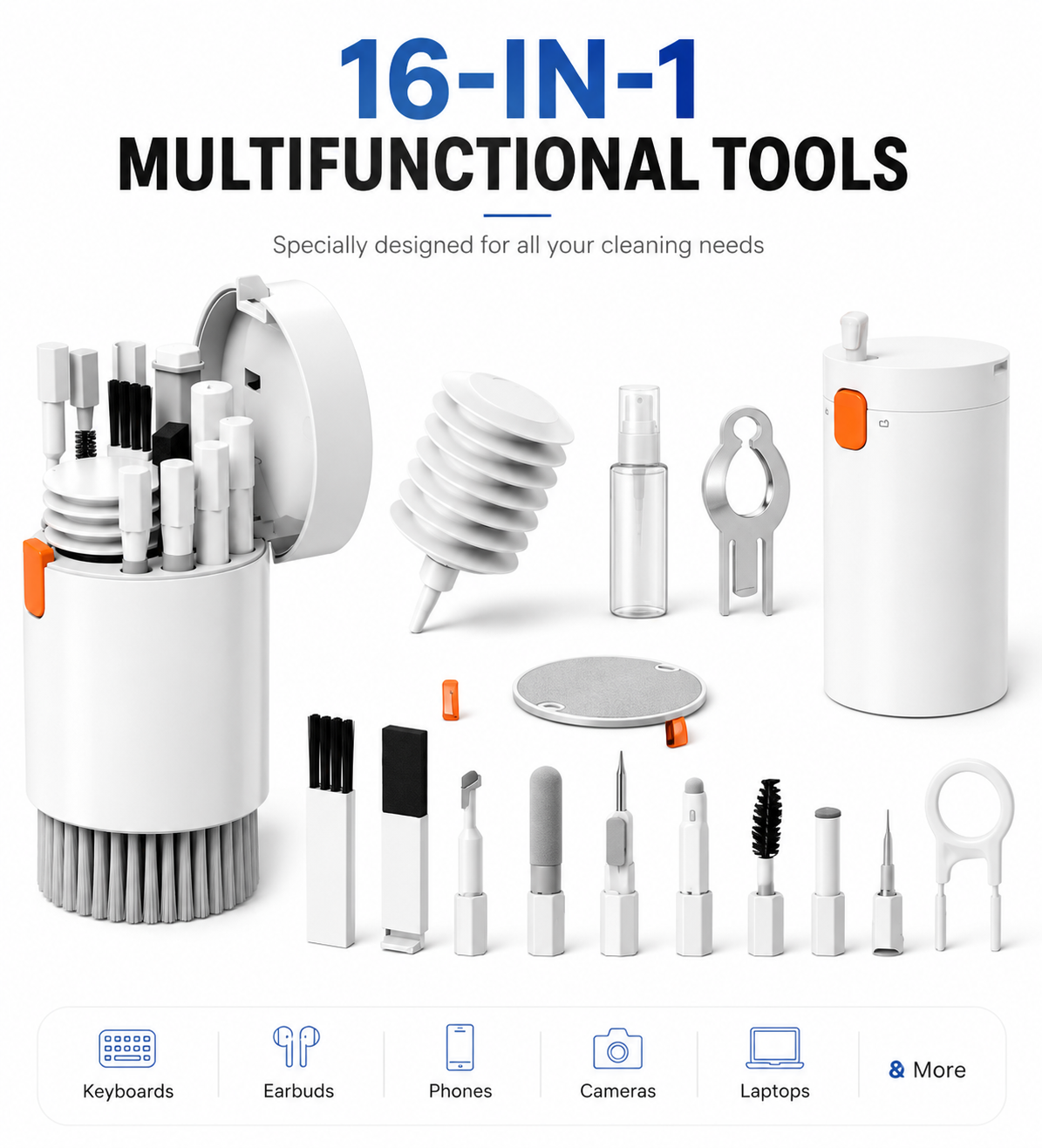 ProClean 16-in-1 Tech Cleaning Kit